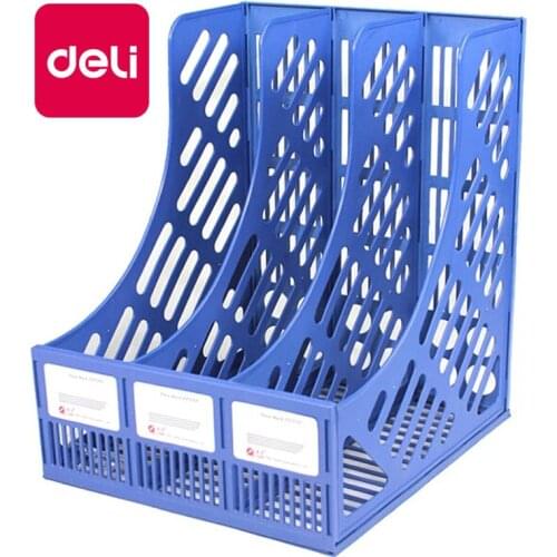 1pcs Large Capacity Thickened Desk Folder Storage Box Multi-layer File Rack Book Stand Office Supplies File Storage Basket