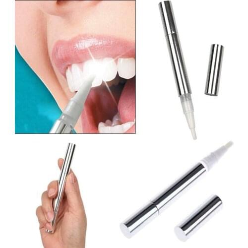 2Pcs Teeth whitening tooth gel remove stains eraser clean oral hygiene teeth whitening pen oral health care