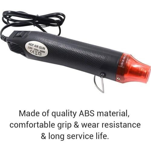 300W Hot Air Machine Portable Hot Air Gun Heating and Shaping Tool for Soft Clay Relief Powder Heat Shrinkable Sheet 110V/220V