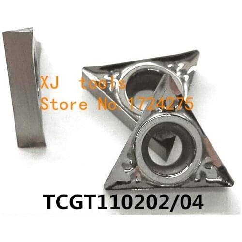 Free Shipping 10pcs TCGT110202/TCGT110204 Turning carbide Aluminum inserts,Blade for STGCR/STFCR Holder,Suitable for Aluminium
