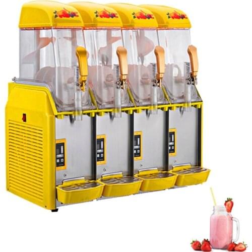 Electric Snow Melting Machine Three Tank Slush Machine Cold Drink Maker Smoothies Granita Machine Sand Ice Machine