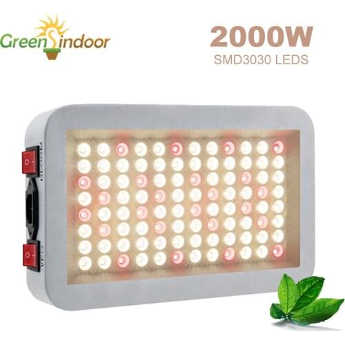 Grow Tent LED 2000W Phytolamp For Plants Grow Light Phyto Lamp Veg And Bloom Mode Indoor Growing Flowering Daisy Chain Glasses