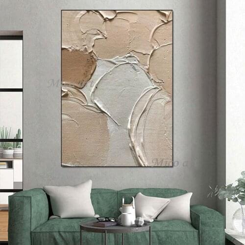 Contracted Design Oil Painting 100% Handpainted Full Texture Picture Canvas Abstract Modern Hand-painted Wall Art No Framed