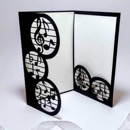 Musical Note Metal Cutting Dies Stencil Scrapbooking DIY Album Stamp Paper Card Embossing Decoration Craft