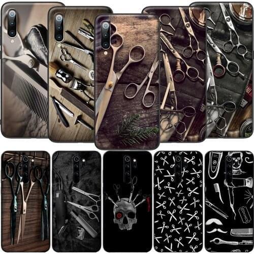 GX84 Hair Stylist Scissors Brush Switch Soft Silicone Case for Redmi Note 4X 5 5A Prime 6 6A 7 7A 8 8A 8T 9 9A 9C 9S Pro Lite