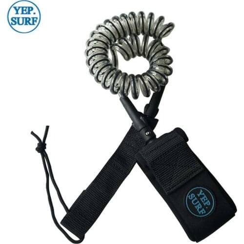 Surfboard 8ft Leash 8mm Surf Accessories Surf Neoprene Strape Coil Leash