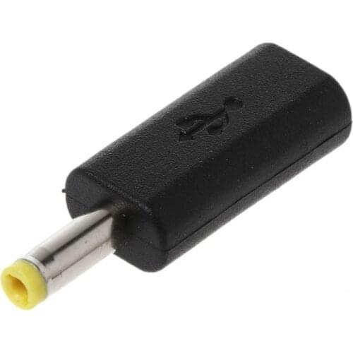 Micro USB Female To DC 4.0x1.7mm Male Plug Jack Converter Adapter Charge for sony psP and more
