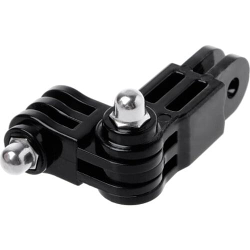 Prolong Extension Connector Adapter 3-Way Pivot Arm Helmet Mount For GoPro 5/4/3 L4MA