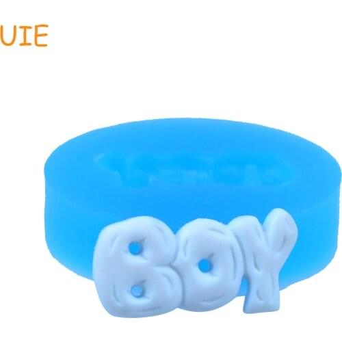 PYL090U 18mm BOY Silicone Push Mold - Cake Decoration, Fondant, Sugarcraft, Gum Paste, Candy, Cookie Biscuit, Resin Clay