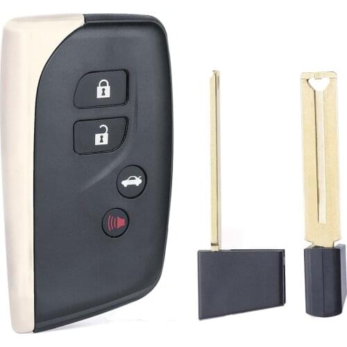 KEYECU Smart Remote Key Shell Case Fob 4B Replacement for Lexus LS460 LS600h - HYQ14ACX