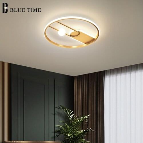 Modern Round LED Ceiling Light Indoor Decor Ceiling Lamp for Living Room Bedroom Study Dining Room Kitchen Home Lighting Lustres