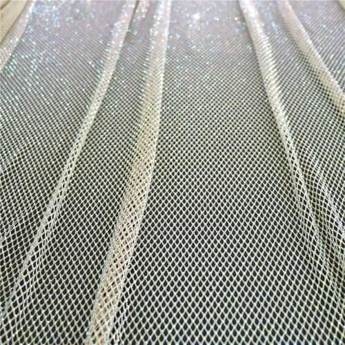SS10 Gold Color AB Rhinestone Mesh Fabric Sewing Crystal Trim Ribbon Strass Applique Decoration DTY Dress Clothes