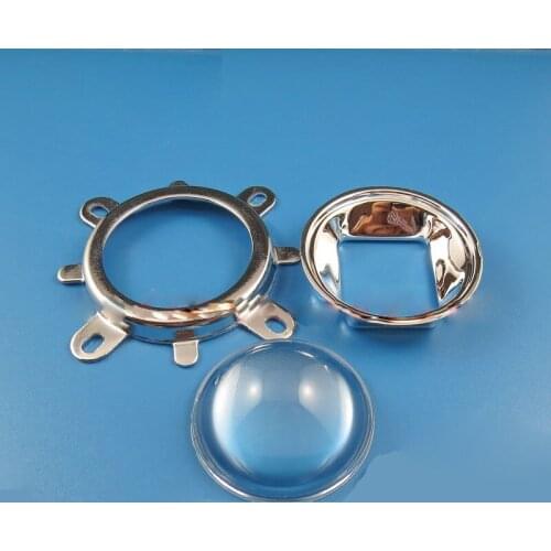 20-100W Led Reflector 44mm 50mm Lens Reflector Fixing Ring 60/90/120 Degrees