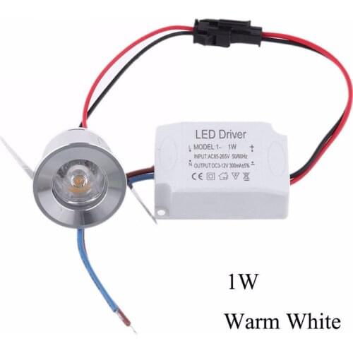 1W /3W LED LED Mini Spotlight Lamp White/Warm White AC 85-265V Mini Surface Mounted Light Led Downlight Jewelry Cabinet Lamp
