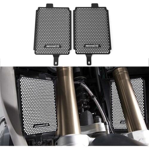 For R1250GS R 1250 GS 1250GS Adventure Motorcycle Radiator Grille Guard Protector Grill Cover Water Tank Protective Black