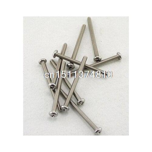 25 Metric M4 50mm Stainless steel Cross Recessed Pan Head Screws