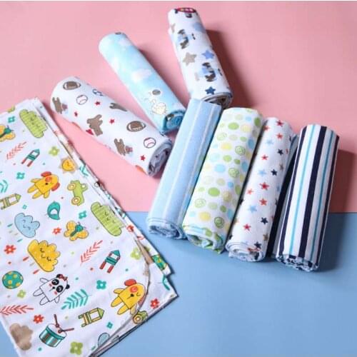 4pcs/pack 100%Cotton Baby Blanket Supersoft Flannel Receiving Swaddle Envelope Baby Blankets For Newborn Baby Bedsheet 76*76CM
