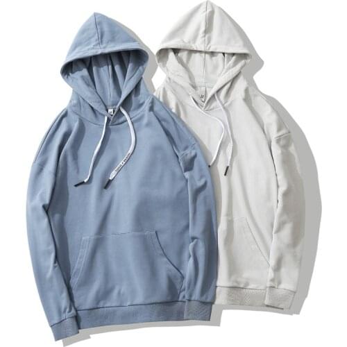 MRMT 2021 Brand Autumns New Mens Hoodies Sweatshirts Pure Color Pullover for Male Loose Casual Hoodie Sweatshirt