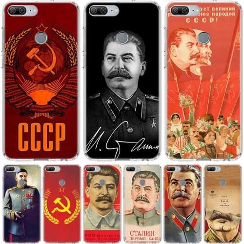 Russian Commander Stalin Phone Case for Huawei Honor 10 9 20 7A 7X 8A 8S 8X 9X Lite Pro Y5 Y6 Y7 Y9S 2019 10i 20i Coque Cover
