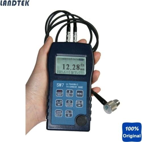 Digital Ultrasonic Through Paint Thickness Gauge Portable Through Thickness Test SW7