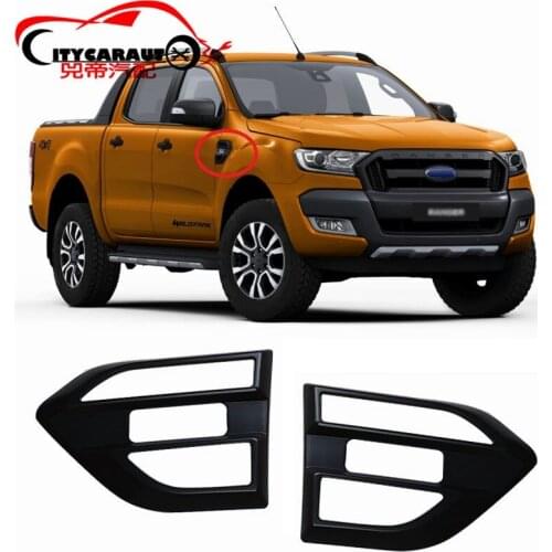 CITYCARAUTO 2PCS/SET FOR RANGER side lamp cover side lights covers car styling fit for ranger pickup T8 T7 2015-2019 car