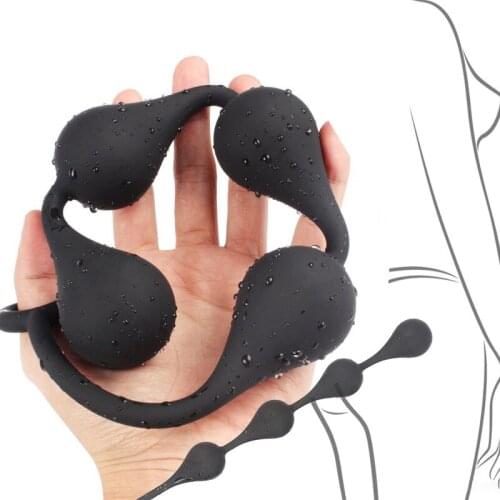 Long Large Anal Beads Balls Anal Plug Big Buttplug Erotic Sex Toys for Woman Men Gay Dilatador Prostate Massager Adult Products