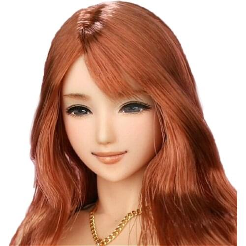 Estartek Customized KE057 1/6 Obitsu Head Jenna Smiling Eyes Expression Head Sculpt for 12 Inch Action Figure DIY