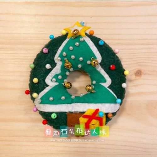 Bread, cake, dessert, Christmas doughnut Fabric Felt kit Non-woven cloth Craft DIY Sewing set Handwork Material DIY needlework