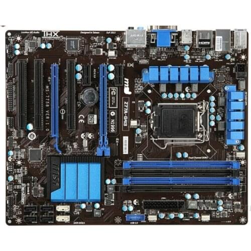 MSI Z77A-G43 original desktop motherboard DDR3 LGA 1155 for intel I3 I5 I7 CPU 32GB USB3.0 SATA3 Z77 used mainboard pc