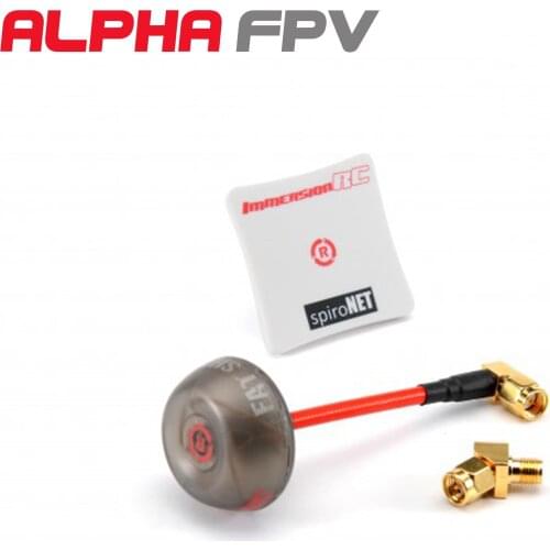 ImmersionRC SpiroNET V2 5.8GHz LHCP RHCP Diversity Bundle Omni 8dBi Patch FPV Antenna SMA RP-SMA For RC Models FPV Goggles