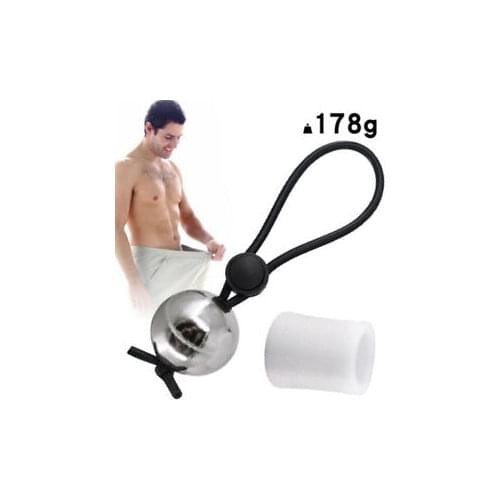 Metal Ball Heavy Weight Hanger Stretcher Penis Extender Enlargement Cock Ring Male Chastity Device Sex Toys, Penis Ring for Men
