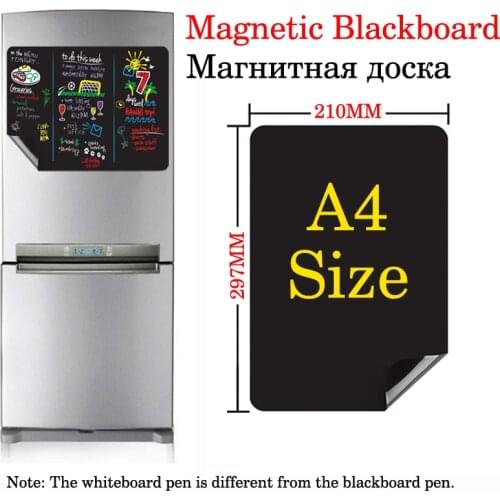 Small Chalkboards Magnetic Black Stickers Menu Whiteboard Office School Supplies Monthly Planner Calendar Message Writing Board