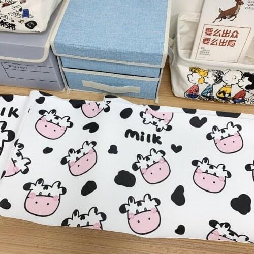 Non-slip Resistant Writing and Dirt Resistant Photo Background Table Mat INS Salt Student Desk Cute Cow Placemat Table Mat