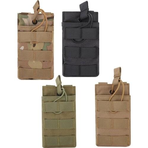Hunting Airsoft Magazine Pouch Nylon Single Magazine Pouch Tactical Airsoft Vest Accessories for Rifle Paintball Mag Carrier