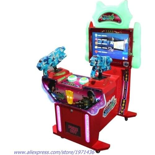 Amusement Game Center Coin Operated Arcade Machine Kids Gun Shooting Simulator Game Machine In Shopping Malls