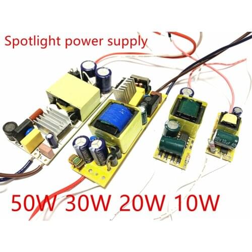 Waterproof LED Driver Power Supply for LED Light 10W 20W 30W 50W Spotlight Power Supply street lamp Flood lamp drive transformer