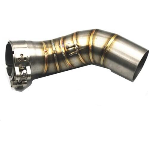 Motorcycle Exhaust Pipe Slip on Link Connect Exhaust Midpipe For Kawasaki Z900
