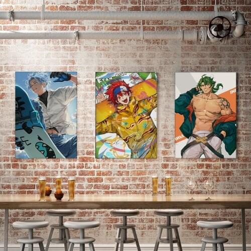 WTQ Japanese Anime Canvas Painting SK8 The Infinity Anime Posters Wall Decor Retro Poster Wall Art Picture Room Decor Home Decor
