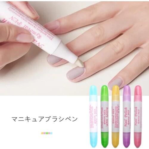 1 Pcs Nail Polish Cleaning Remover Brush Corrector Pen Nail Art Tools UV Gel Nail Polish Degreaser Manicure Accessory