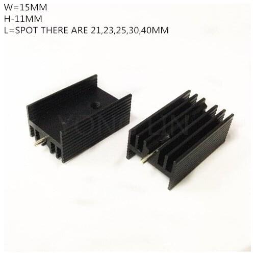 10PCS TO-220 heatsink 15*11-30MM/ Heat sink/Aluminum heatsink/Transistor heat sink/to-220 HEATSINK