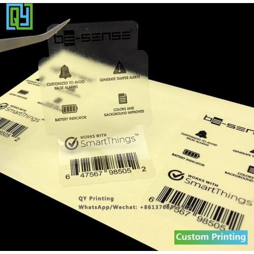 1000pcs 66x100mm free shipping custom printing label sticker clear adhsive box packaging labels vinyl sticker printing seal tags