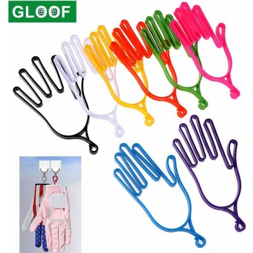 2Pcs Golf Gloves Stretcher Durable Outdoor Sport Gloves Holder Keeper Hanger Dryer Shaper Tool Accessories