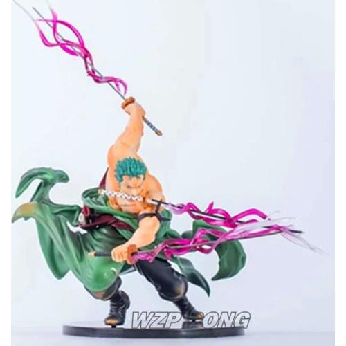 20cm One Piece Roronoa Zoro Three Thousand World Battle Form Figurine Dolls Toys PVC Action Figure Collectible Model Toy