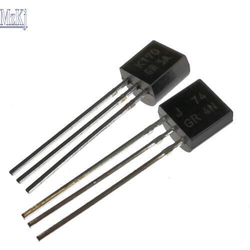 32PCS K170 J74 New 2SK170GR 2SJ74GR 2SK170 2SJ74 TO92 Audio Transistor