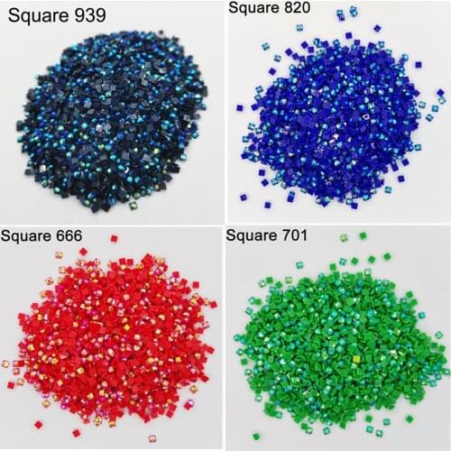 AB Stone Square Drills Square 5D Diamond Painting AB Diamond Resin Electroplating Mosaic Making Diamond Painting-Square Diamond