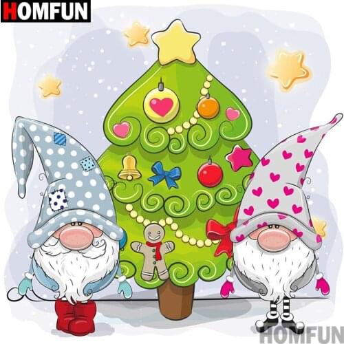 HOMFUN Full Square/Round Drill 5D DIY Diamond Painting "Old man tree" 3D Embroidery Cross Stitch 5D Home Decor A15709