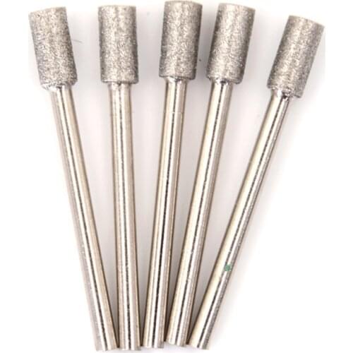 5PCS/lot Diamond Drills Diamond Chainsaw Sharpener Burr Stone File Chain Saw Sharpening