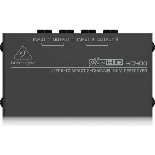 Behringer HD400 for audio equipment