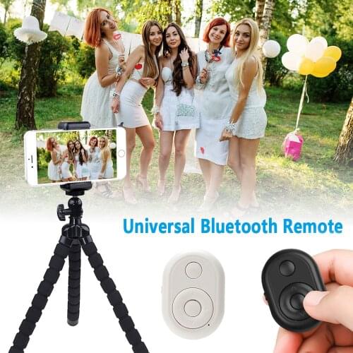 Wireless Multimedia Bluetooth Remote Control Camera Shutter Selfie Recording Video Camera Release for iphone Android Smartphone