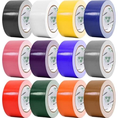 Dropship 10m*45mm Colorful Waterproof Tape Long Color Base Fabric Strong No Trace of High Viscosity Carpet Tape DIY Decoration